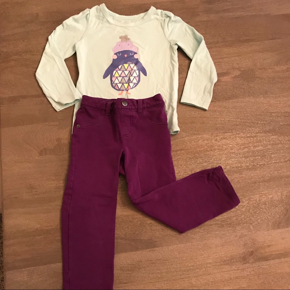 Toddler 3T shirt and leggings